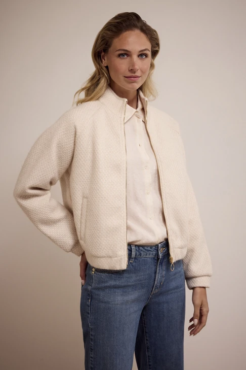 TRAMONTANA Damenjacke beige kurz