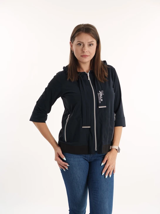 DORIS STREICH Damenjacke dunkelblau