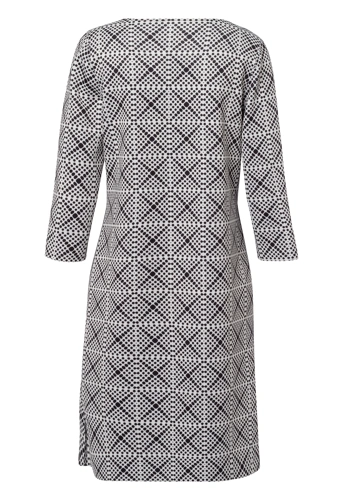 TUZZI EBONY Damen Kleid schwarz und beige wendbar (10)