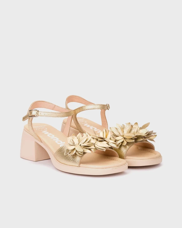 WONDERS Damen-Sandalen gold