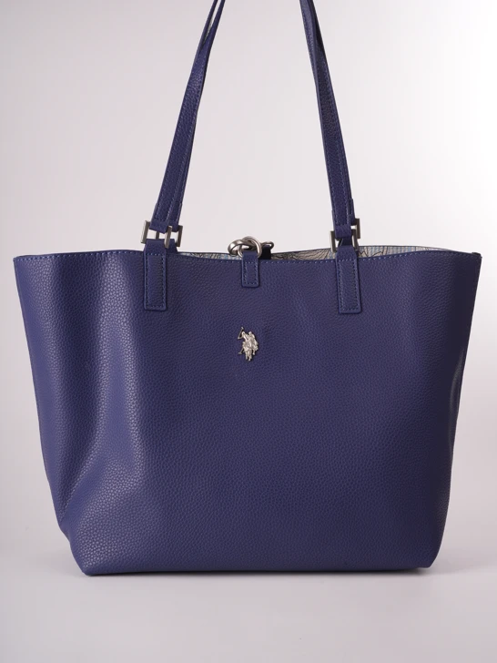 U.S.POLO ASSN. Damen Handtasche groß blau