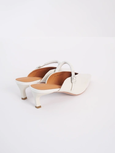 EPICA Damen Pumps beige ohne Absatz mit dekorativem Detail (1)