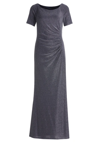 VERA MONT Damen Gesellschaftskleid blau und silber (5)