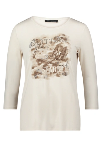 BETTY BARCLAY Damenhemd beige mit Strasssteinen (5)