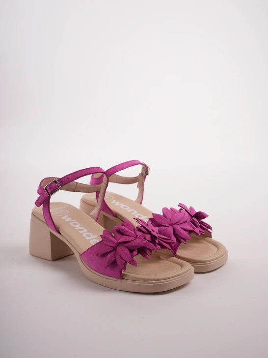 WONDERS MOAI Damen Sandalen rosa
