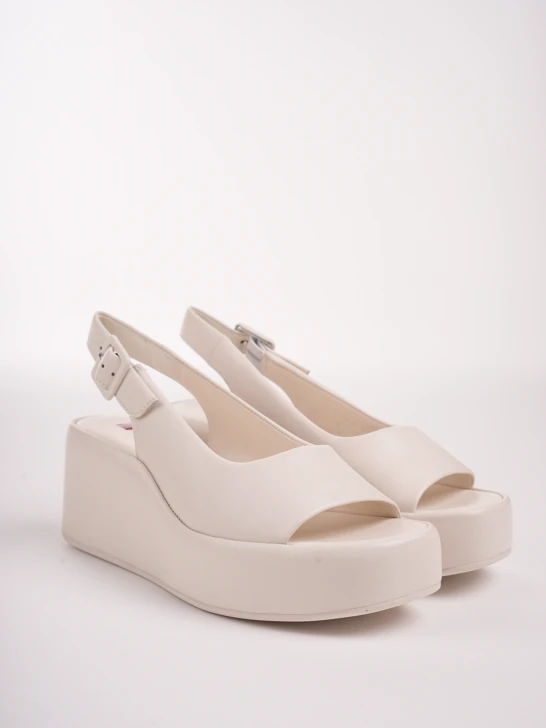 HOGL Damen Plateausandalen beige