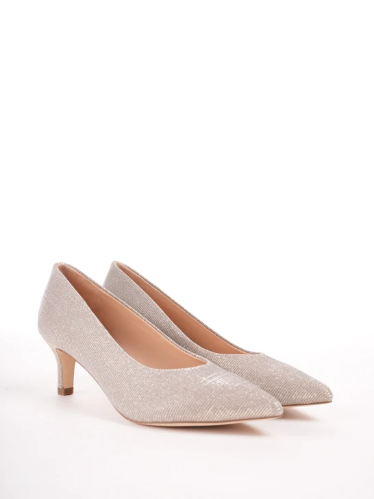 PETER KAISER Damen Pumps Textil Leder Glitzer