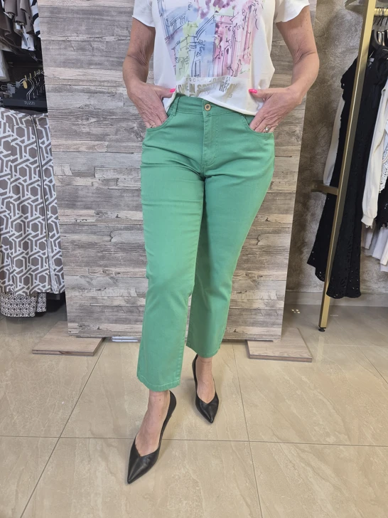 ParaMi Capri-Hose grün 3/4