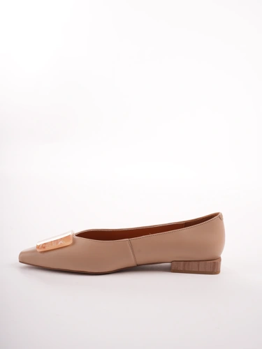 EPICA Damen Ballerinas beige mit dekorativem Detail auf der Zehe (3)