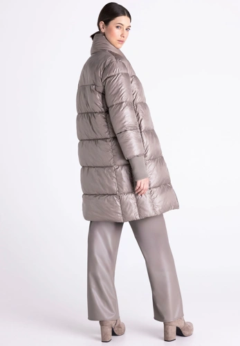 TUZZI QUIET WILD Damenmantel in Taupe (3)