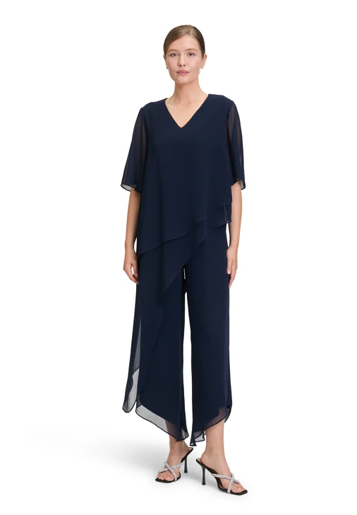 VERA MONT Damen Jumpsuit dunkelblau