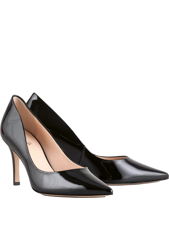 HOGL Damen Pumps schwarz lackiert