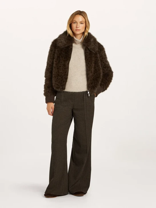BEAUMONT Nuala Damen-Pelzjacke, braun