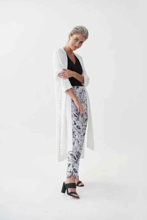 JOSEPH RIBKOFF Damen Strickjacke weiß