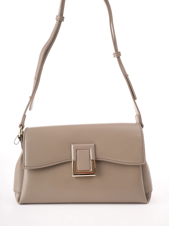 EPICA Damenhandtasche, klein, grau-beige