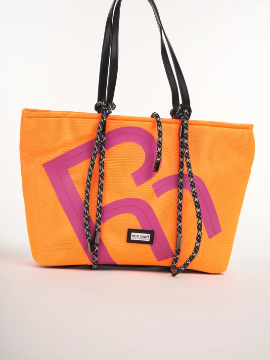 Pepe Moll Handtasche, Stoff groß orange