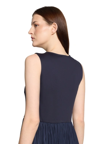 VERA MONT Damen Kleid dunkelblau ärmellos (5)