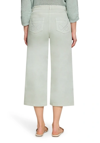 BETTY BARCLAY Damenhose grün mit Strasssteinen (1)
