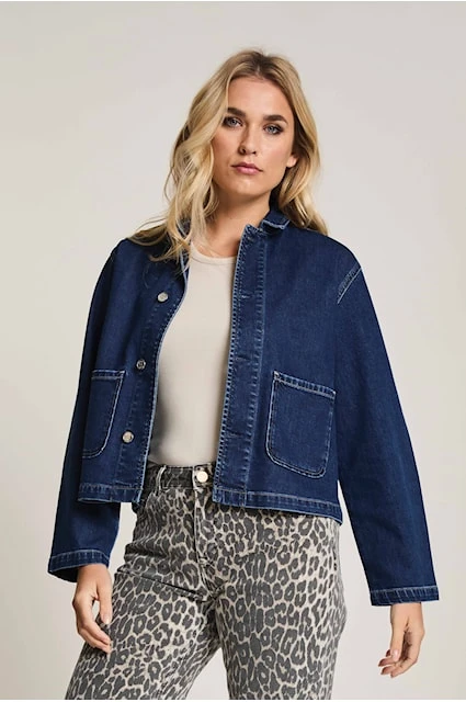 PARAMI ROSIE Damenjacke blau Denim schwach