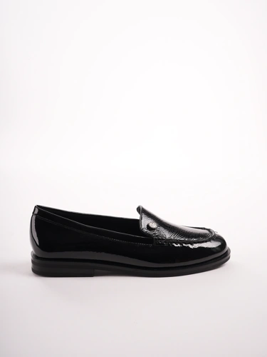 EPICA Damen Mokassins schwarz mit dekorativem Detail (2)