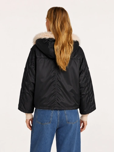 BEAUMONT VIKA Damenjacke 2-in-1, schwarz und beige (3)