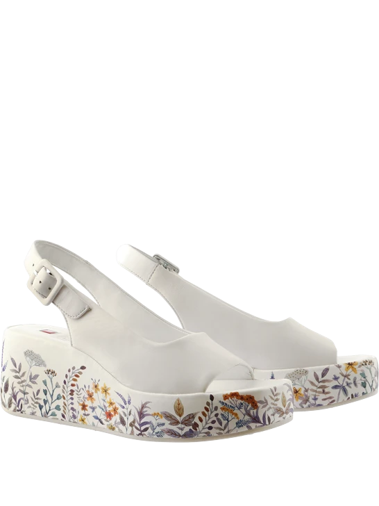 HOGL Damen Plateausandalen geblümt