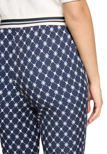 BETTY BARCLAY Damenhose blau und weiß (1)
