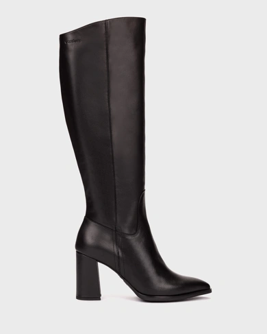 WONDERS Damenstiefel schwarz