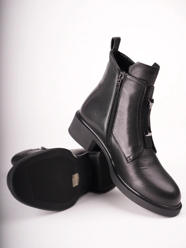 EPICA Damen-Stiefeletten aus schwarzem Leder (4)