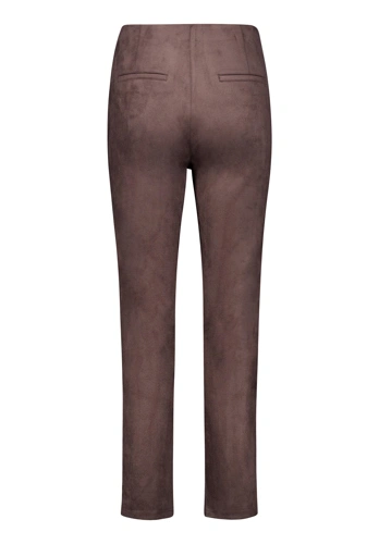 BETTY BARCLAY Damen-Wildlederhose, braun (6)