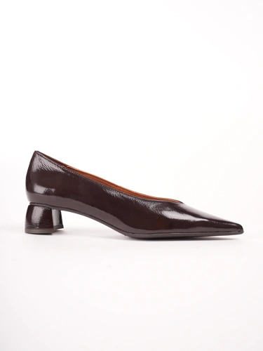 MARIAN Damen Pumps braun lackiert (2)