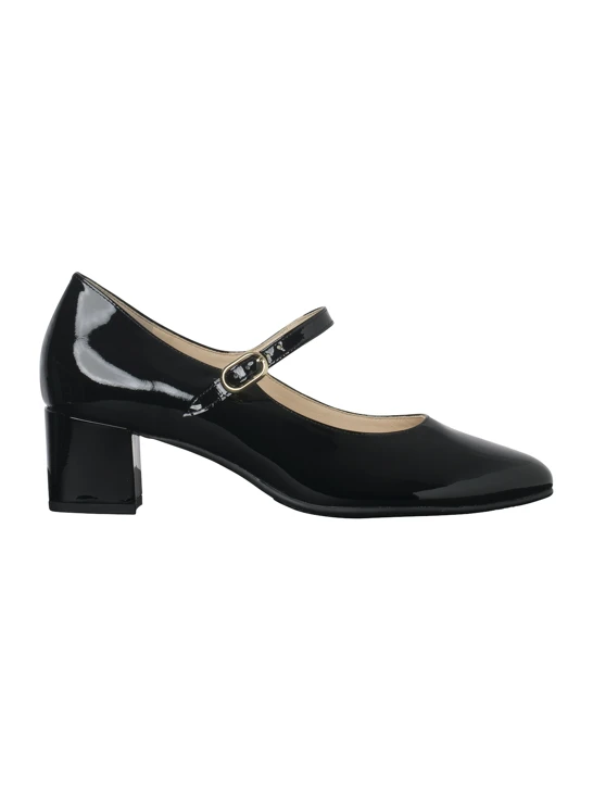 HASSIA Damen-Pumps, schwarz lackiert