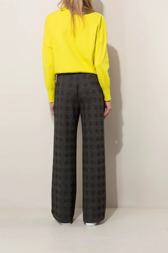 CATNOIR Damenhose mit Glencheck-Muster in Graphit (2)