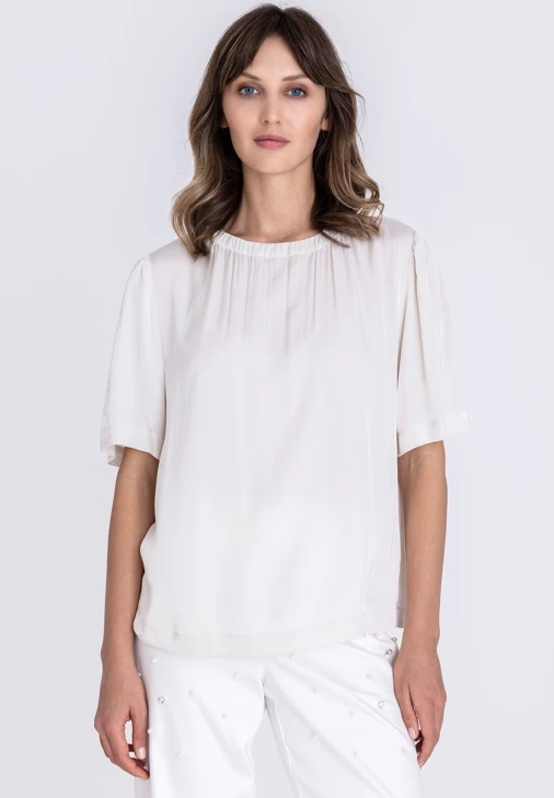 TUZZI WHITE Damenhemd beige