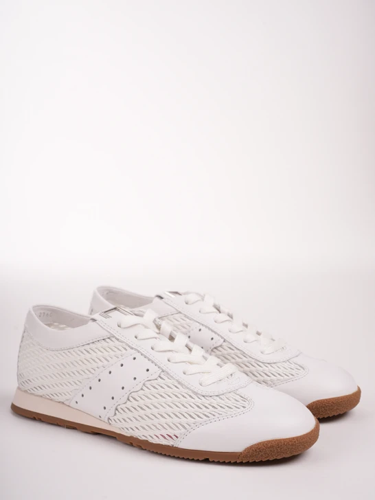 HOGL CRUZ Damen Turnschuhe perforiert weiß