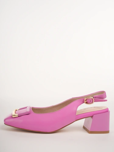 EPICA Sandalen ohne Absatz rosa mit Schnalle (2)