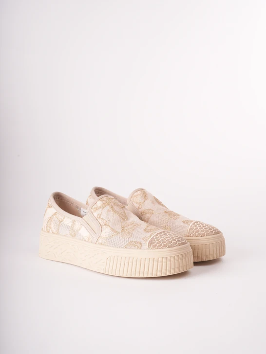 PASS Damen-Espadrilles gold