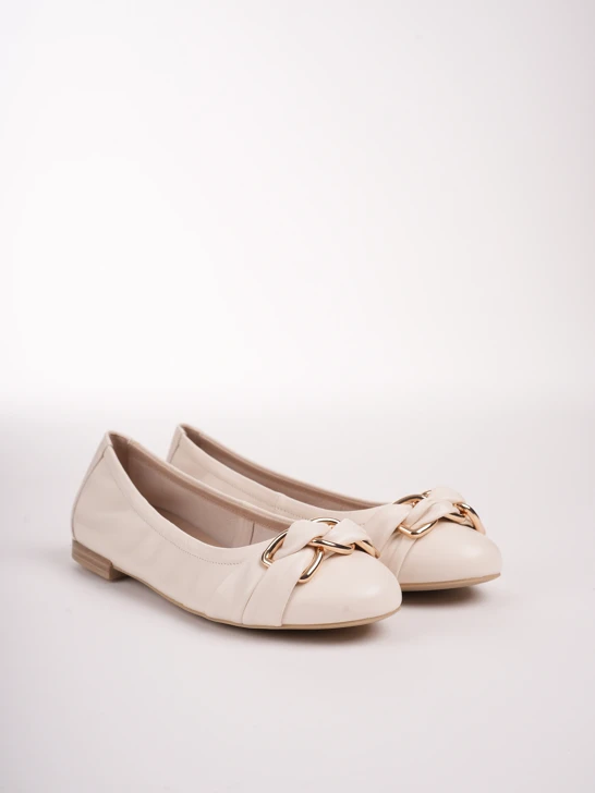 CAPRICE Damen Ballerinas beige