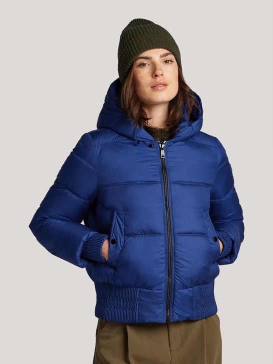RESET Damenjacke, blau, kurz