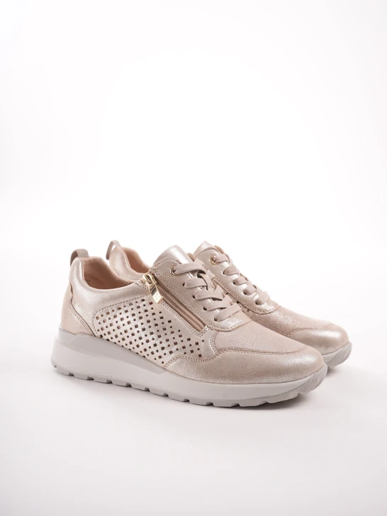 CAPRICE Damen Turnschuhe gold