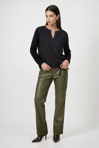MONARI FRONT ROW Damenbluse, schwarz (2)