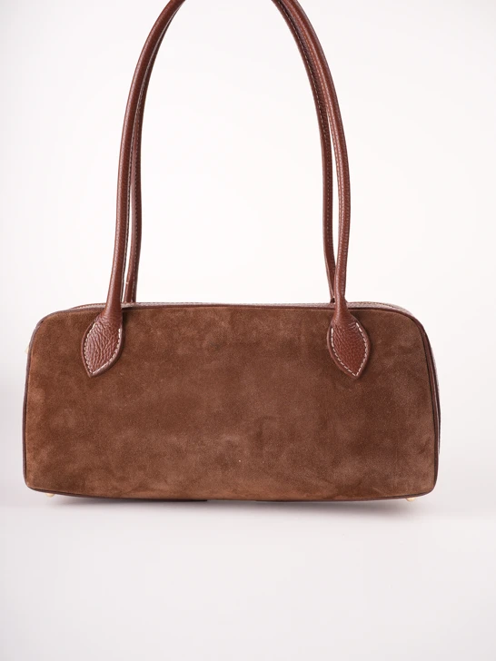 GROSSO BAG Damenhandtasche aus Leder, braun