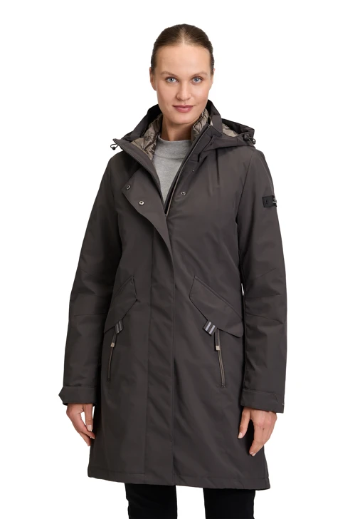 BETTY BARCLAY Damenjacke olivbraun 3in1
