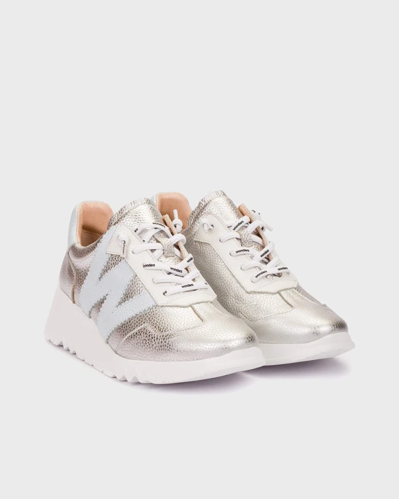 WONDERS Damen Turnschuhe silber