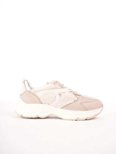 HOGL Frauen isolierte Turnschuhe mit Fell beige (2)
