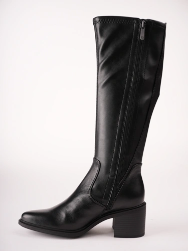 REGARDE le CIEL Damen-Stiefel aus Leder, schwarz (3)