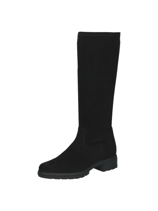 CAPRICE Damenstiefel aus Stretchmaterial, schwarz