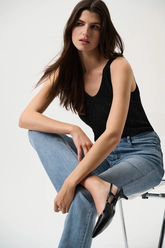 JOSEPH RIBKOFF Damen-Jeans, blau gewaschen (4)