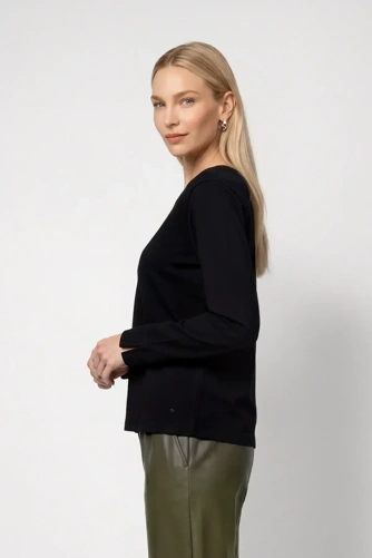 MONARI FRONT ROW Damen-T-Shirt, schwarz (3)