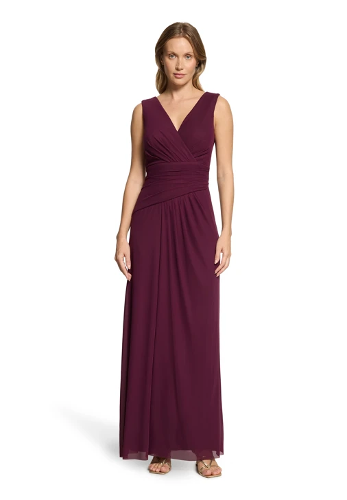 VERA MONT Damenkleid in Weinrot